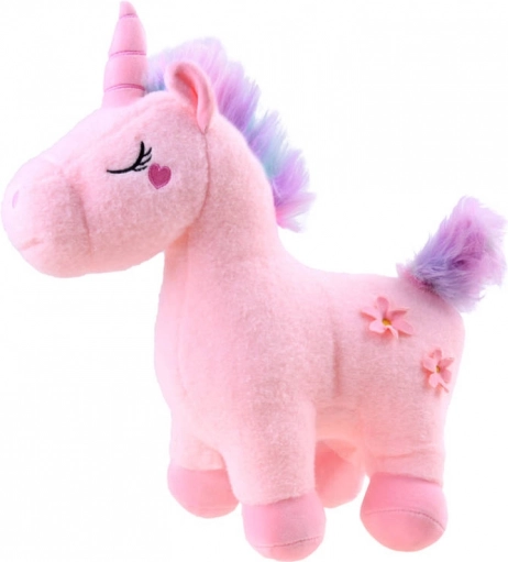 Magický plyšový jednorožec 48 cm – Růžová