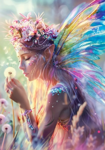 Puzzle 500 dílků víla Make a Wish – CASTORLAND