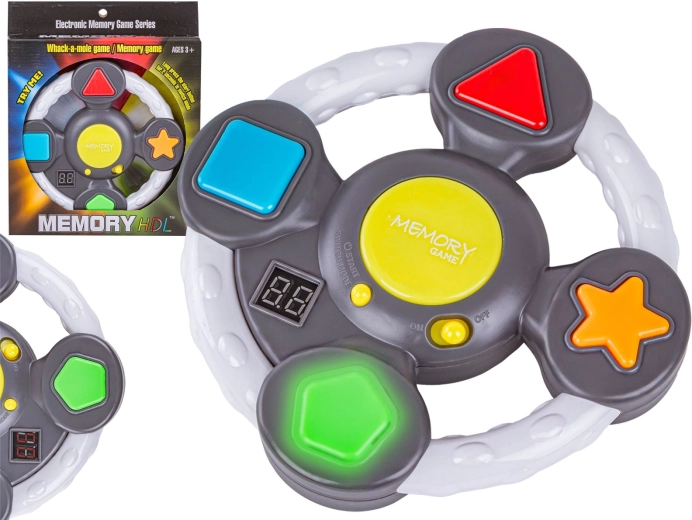 Elektronická paměťová hra Memory Game – tvary - 1 kus