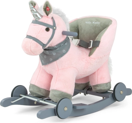 Milly Mally houpací jednorožec Polly růžový