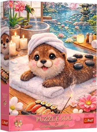 Trefl puzzle 500 Premium Plus roztomilá vydra ve spa