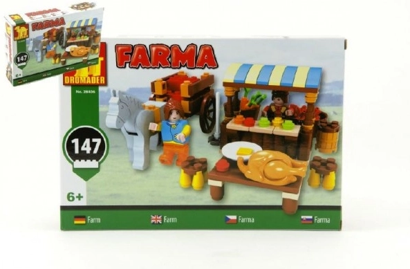 Stavebnice DROMADER farma 147 ks