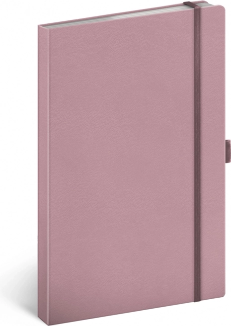 notique linkovaný notes růžový 13 × 21 cm