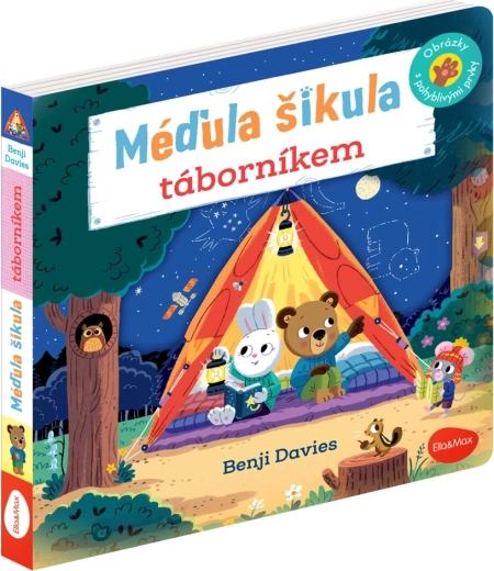 Méďula šikula táborníkem – obrázky s pohyblivými prvky