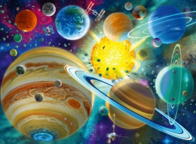 Ravensburger puzzle Vesmírné spojení XXL 150 dílků