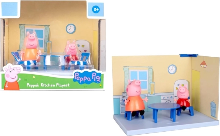Peppa Pig herní sada kuchyňka se 2 figurkami