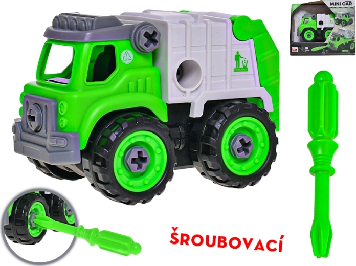 Šroubovací popelářské auto 12,5 cm
