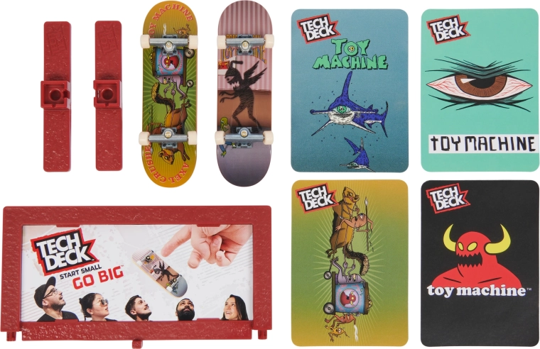 Dva fingerboardy s grafikou TOY MACHINE