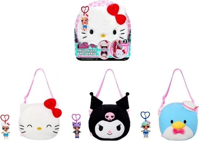 L.O.L. Surprise! x Hello Kitty velký plyšák, mix variant - 1 kus