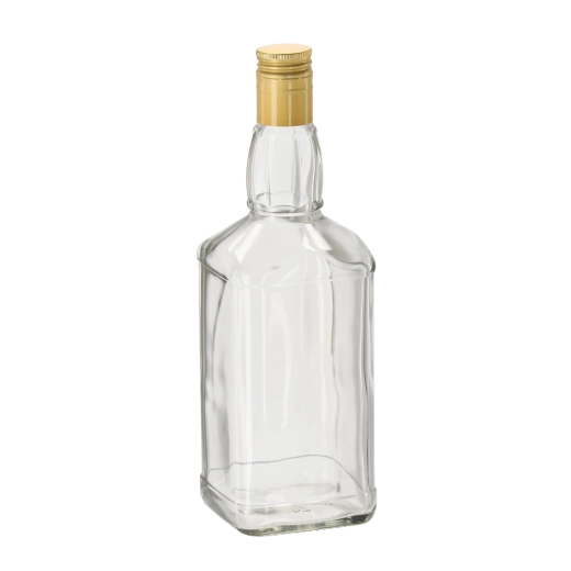 skleněná láhev na whisky 700 ml s kovovým šroubovacím uzávěrem
