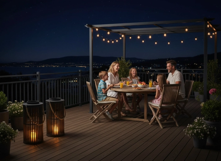 Připraven na posezení venku