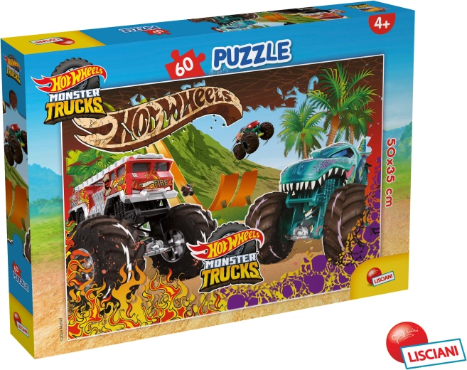 Hot Wheels puzzle 60 dílků 50 × 35 cm