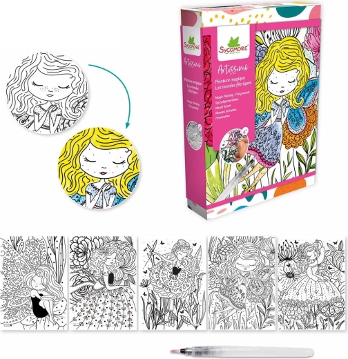 Artissimo kouzelné malování vodou – pohádkové víly