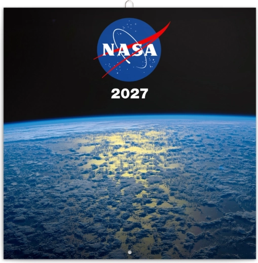 Notique nástěnný poznámkový kalendář NASA 2027 30 × 30 cm