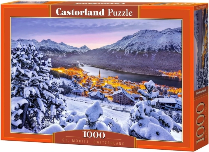 Castorland puzzle St. Moritz, Švýcarsko – 1000 dílků