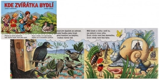 Leporelo Kde Zvířátka Bydlí