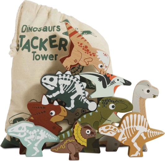 Le Toy Van dřevěné figurky dinosaurů – stohovací puzzle