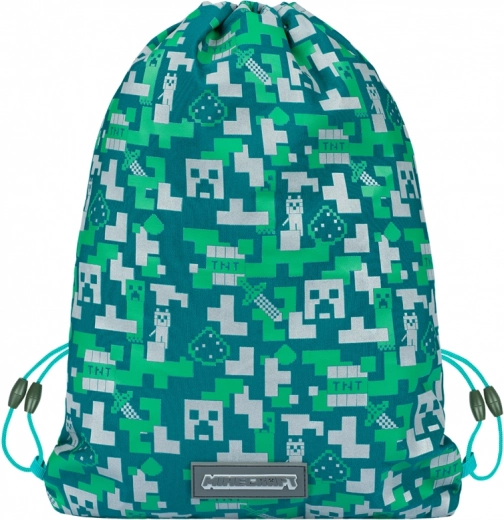 Kapesní batoh se stříbrným Creeperem z MINECRAFT