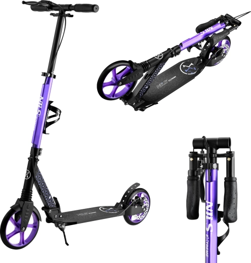 Skládací konstrukce a nastavitelná řídítka