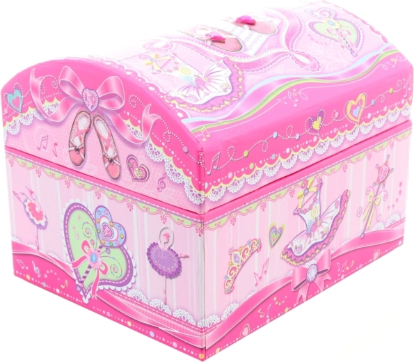 Dekorativní truhlička se zrcátkem