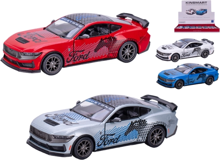 Kinsmart Ford Mustang Dark Horse livery kovový model 1:38