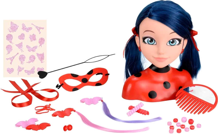 30 doplňků včetně klip-in pramínků a korálků