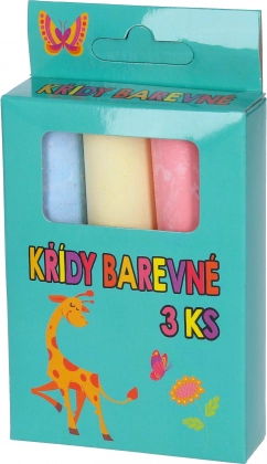 Barevné chodníkové křídy