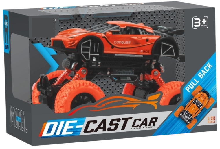 Monster truck Sparkys se zpětným natahováním 1:32