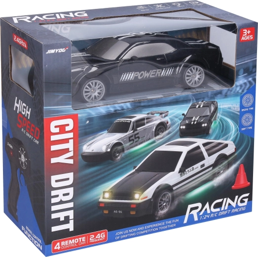 Driftovací RC auto na dálkové ovládání černé 21,5 cm
