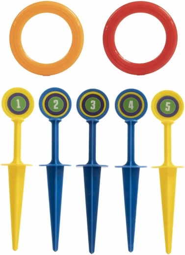 Hra házení kroužků na kolíky