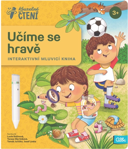 ALBI Kouzelné čtení interaktivní kniha Učíme se hravě