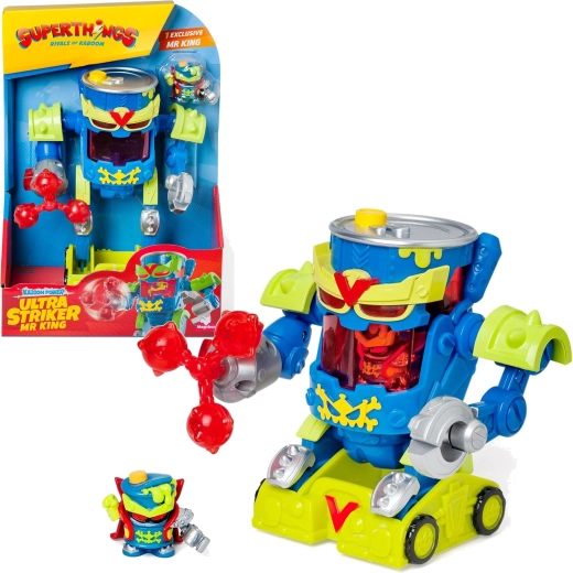 SuperThings ultra striker Mr King robot s figurkou