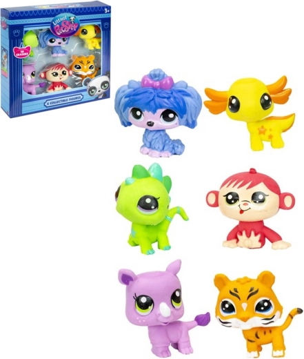 Littlest Pet Shop mazací gumy – sada 6 zvířátek