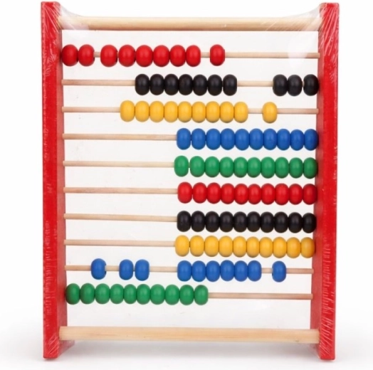 Barevné korálky pro rychlé pochopení počítání