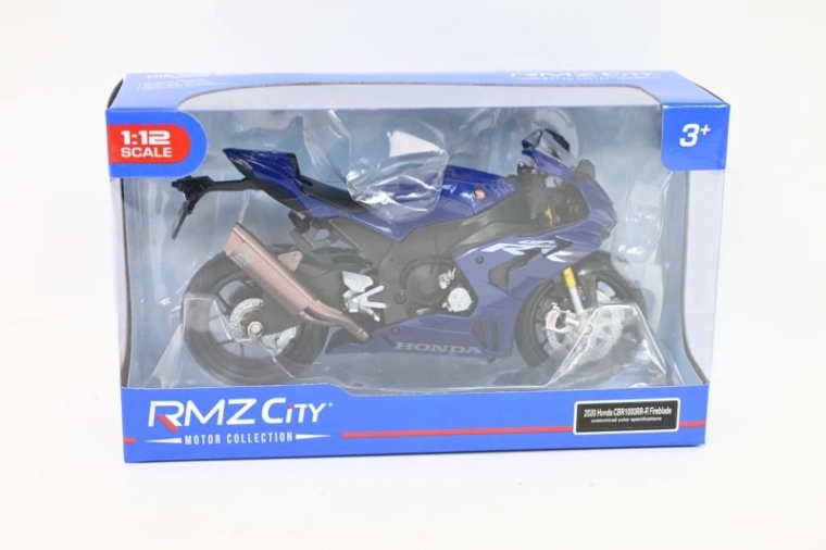 Rmz hobby model motocyklu Honda CBR1000 fireblade modrá 1:12
