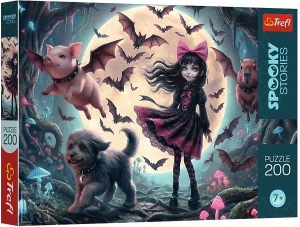 Trefl puzzle Spooky Stories – Księżycowe historie 200 dílků