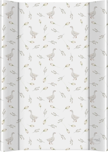 Ceba baby měkká přebalovací podložka s bočními hranami basic goose 50 × 70 cm