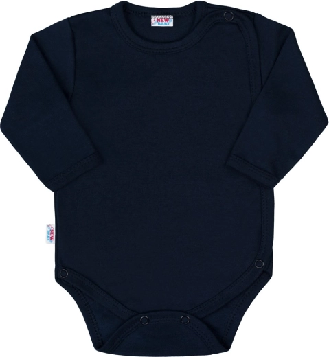 Kojenecké celorozepínací body New Baby Classic II tmavě modré