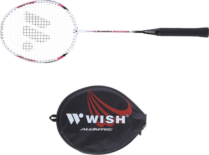 Badmintonová raketa Wish Steeltec 9 červená