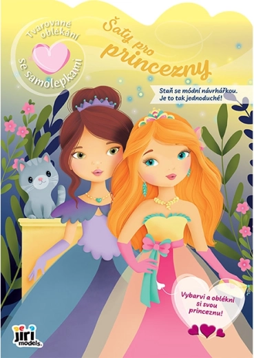 Tvarované oblékání se samolepkami – šaty pro princezny