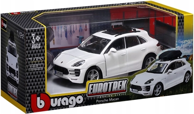BBU Eurotrek Porsche Macan touring 1:24 bílé