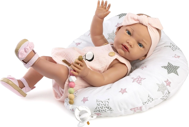 Guca realistická panenka miminko New Born holčička 42 cm