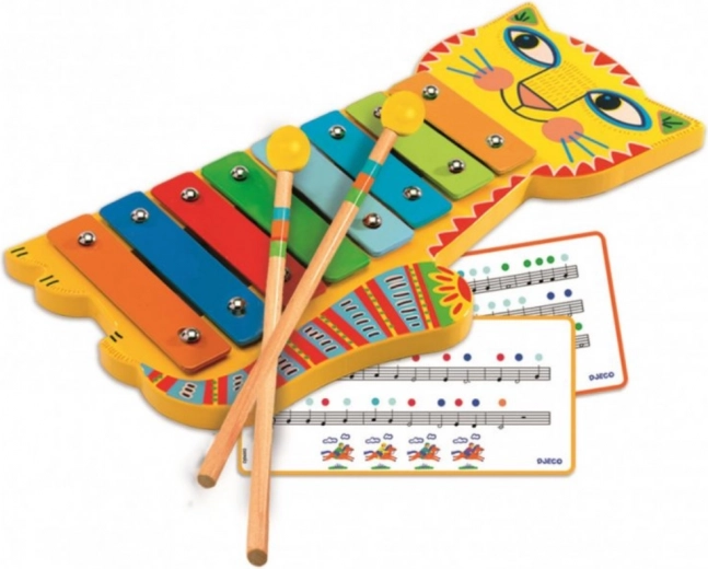 Metalofon Kočka DJECO