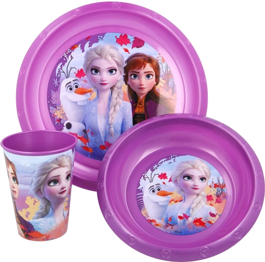 Disney Frozen 2 dětská jídelní sada 3 ks - 1 kus