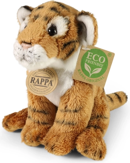 Rappa Plyšový tygr sedící Eco-Friendly 15 cm