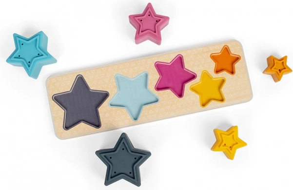 Bigjigs Toys vkládací puzzle hvězdy do vody