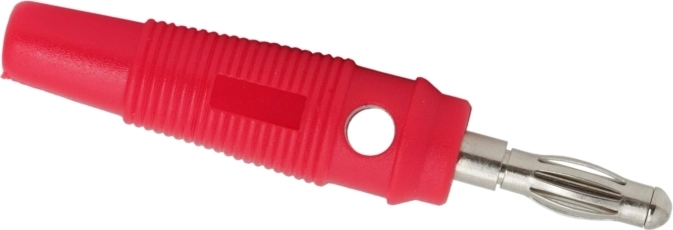 Pogumovaná banánková zástrčka pro kabel 3 mm