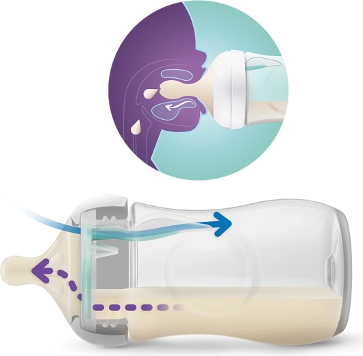 Přirozené sání jako z prsu