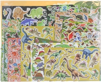 Samolepky s dinosaury – 500 ks