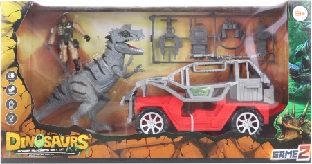 Auto s dinosaurem